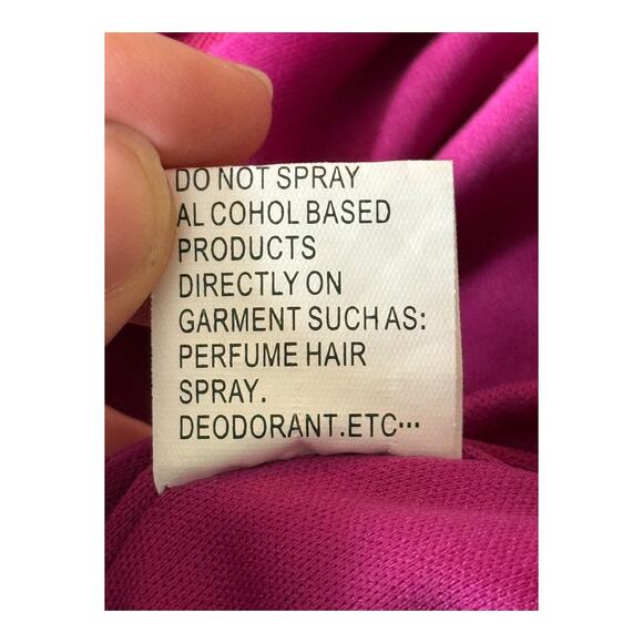 MacDuggal One shoulder midi length jersey dress pink size 4 - Picture 7 of 8